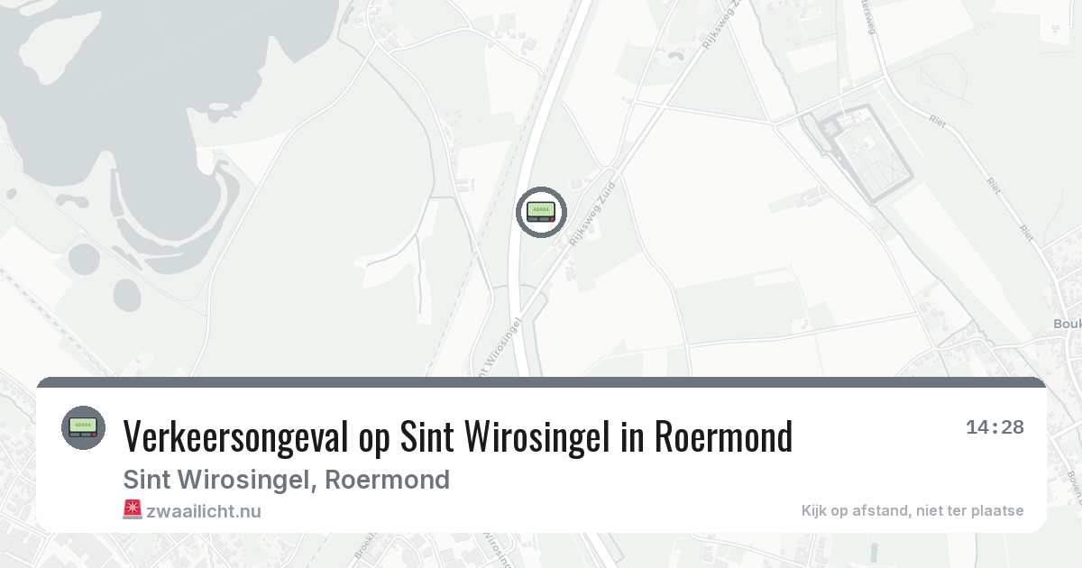 Verkeersongeval op Sint Wirosingel in Roermond — 21 jul 2026