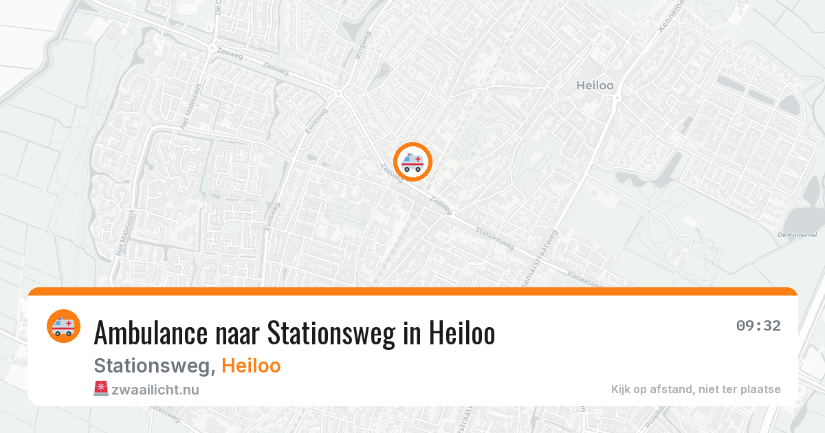 Ambulance naar Stationsweg in Heiloo — 7 mei 2026
