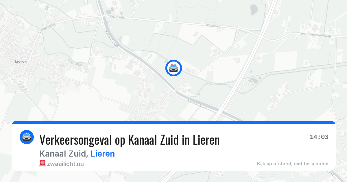 Verkeersongeval op Kanaal Zuid in Lieren — 30 apr 2026