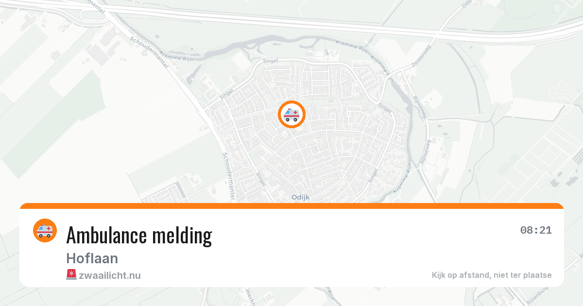 Ambulance melding — 27 apr 2026