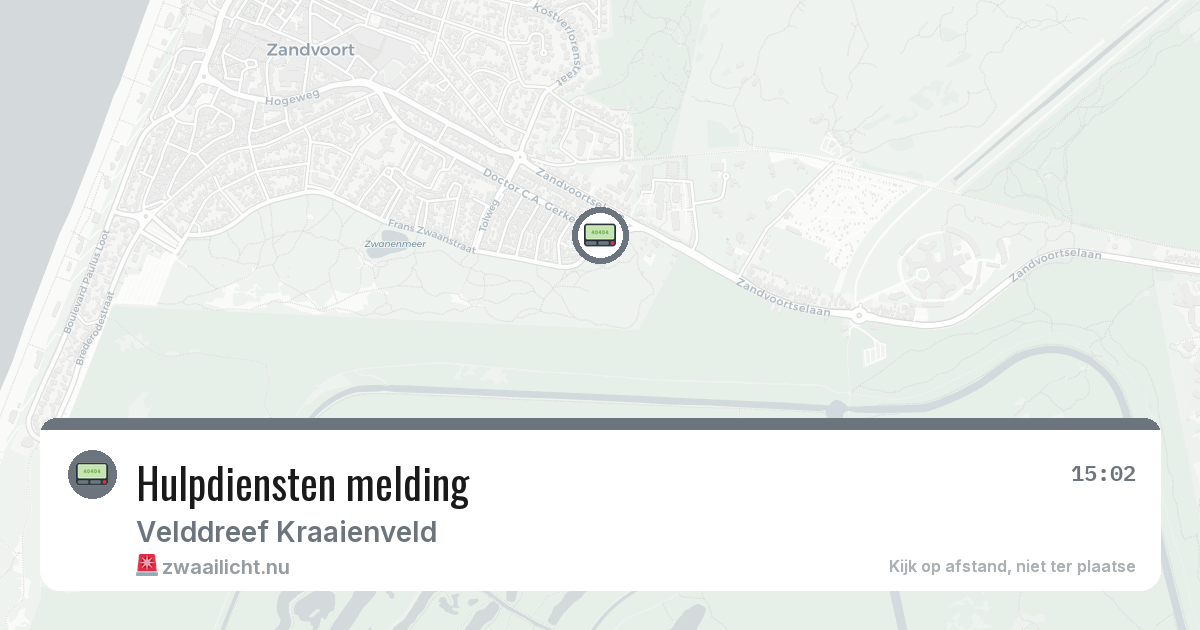 Hulpdiensten melding — 10 feb 2026