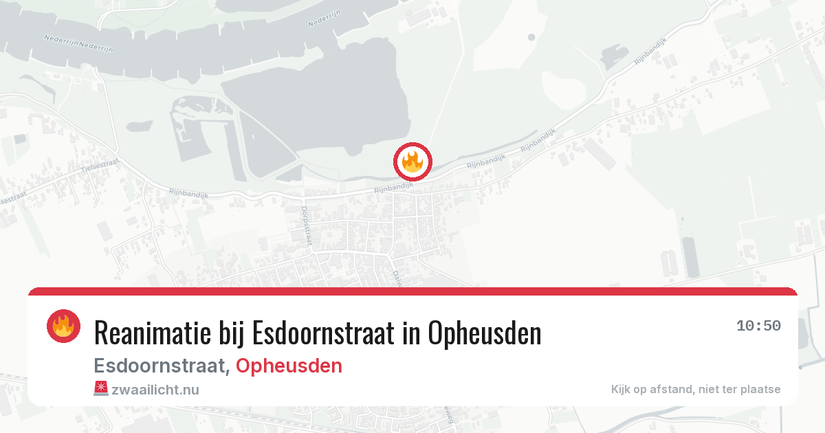 Reanimatie bij Esdoornstraat in Opheusden — 13 feb 2026