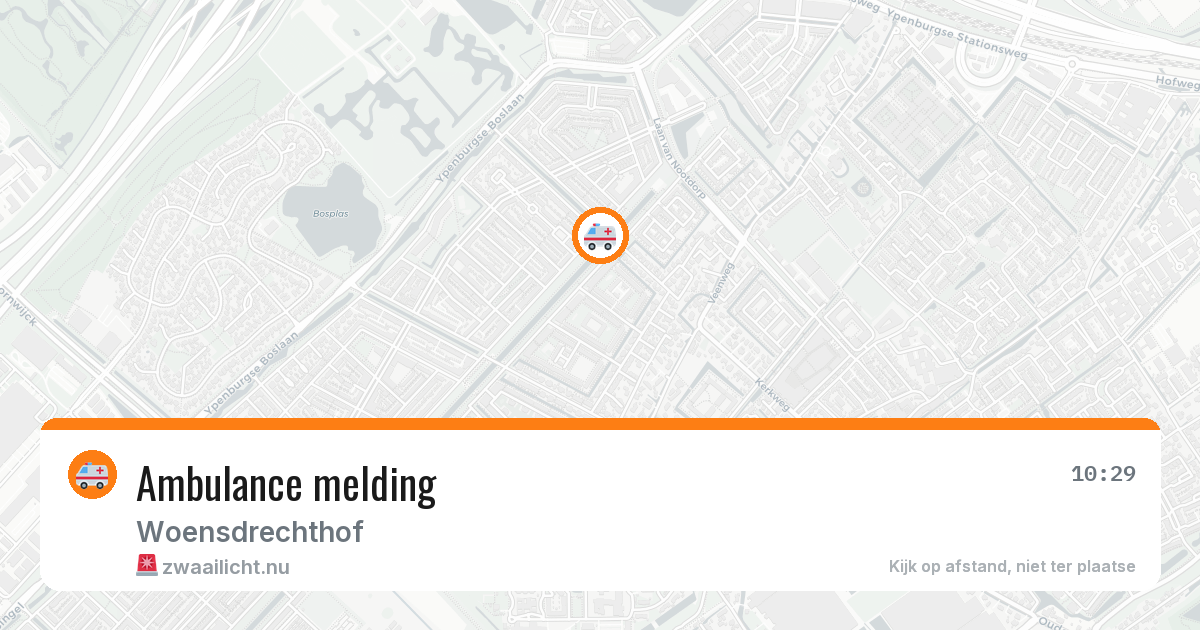 Ambulance melding — 4 jun 2026