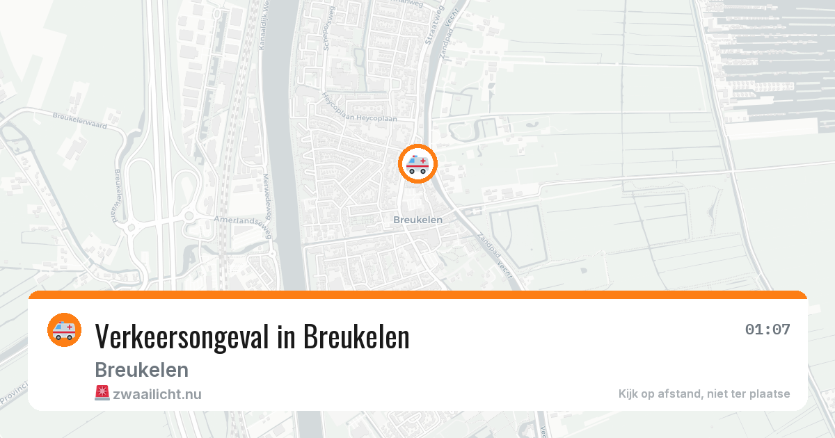 Verkeersongeval in Breukelen — 14 mei 2026