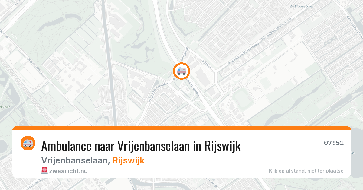 Ambulance naar Vrijenbanselaan in Rijswijk — 15 jul 2026