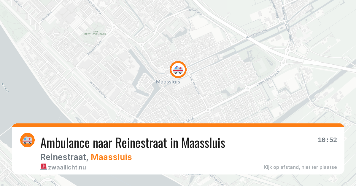 Ambulance naar Reinestraat in Maassluis — 5 jun 2026