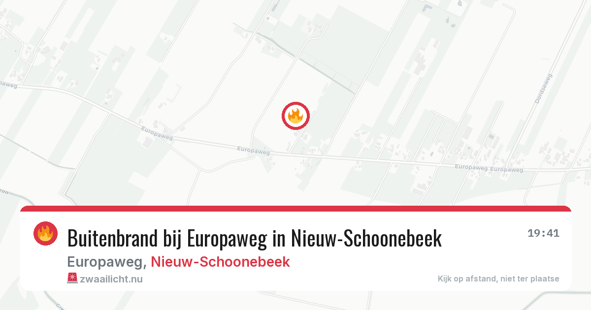 Buitenbrand bij Europaweg in Nieuw-Schoonebeek — 7 apr 2026