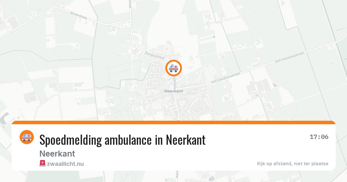 Spoedmelding ambulance in Neerkant — 5 apr 2026