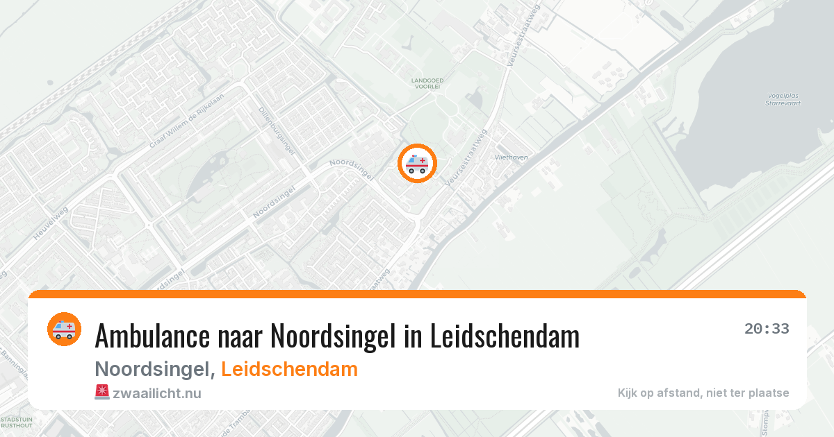 Ambulance naar Noordsingel in Leidschendam — 4 apr 2026