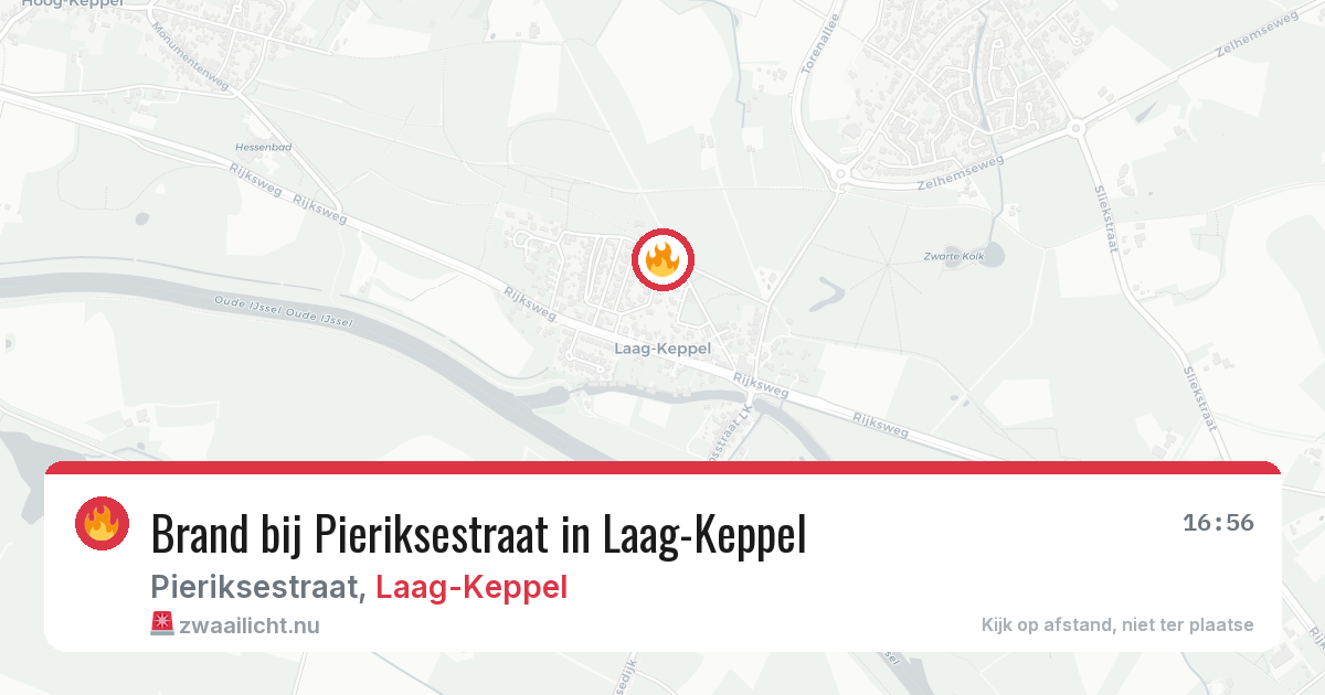 Brand bij Pieriksestraat in Laag-Keppel — 14 jul 2026