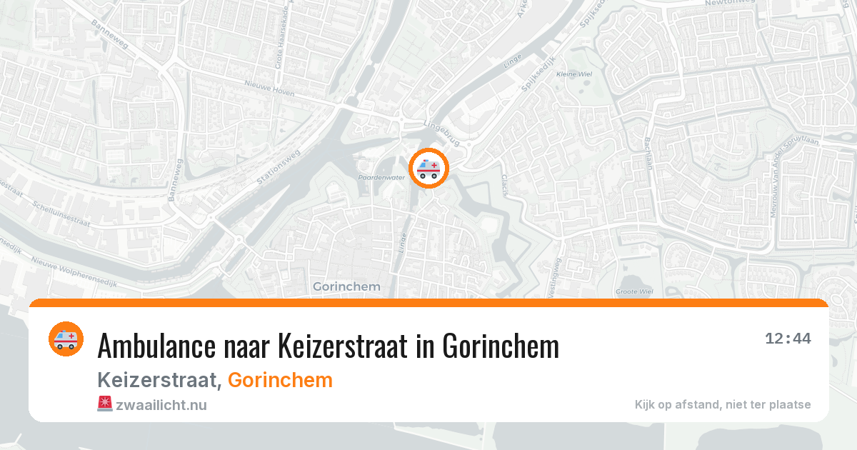 Ambulance naar Keizerstraat in Gorinchem — 21 jul 2026