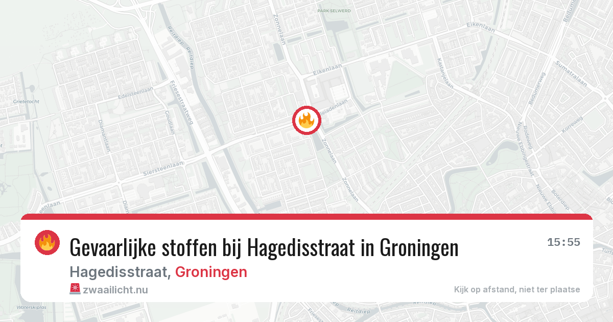 Gevaarlijke stoffen bij Hagedisstraat in Groningen — 23 jul 2026
