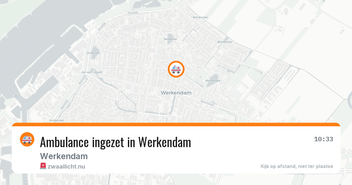 Ambulance ingezet in Werkendam — 11 jul 2026