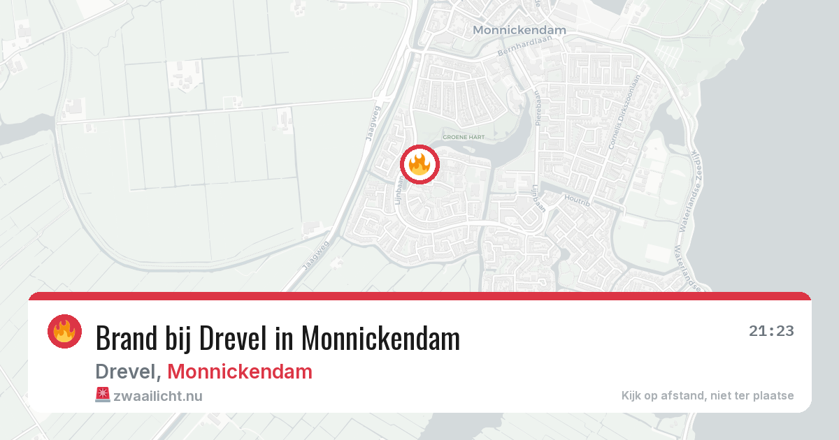 Brand bij Drevel in Monnickendam — 11 jul 2026