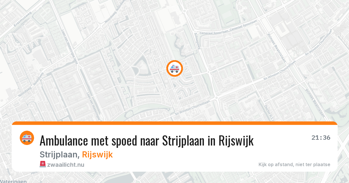 Ambulance met spoed naar Strijplaan in Rijswijk — 2 mrt 2026