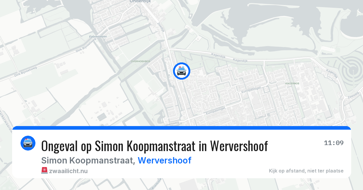 Ongeval op Simon Koopmanstraat in Wervershoof — 31 mrt 2026
