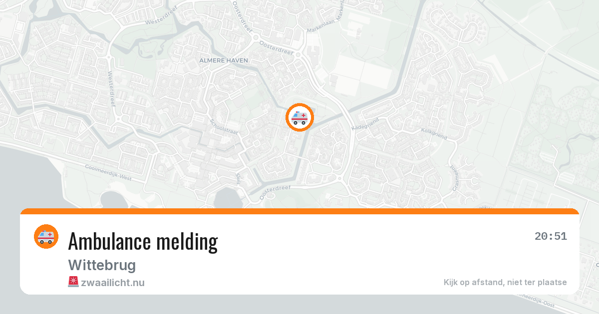 Ambulance melding — 14 jul 2026