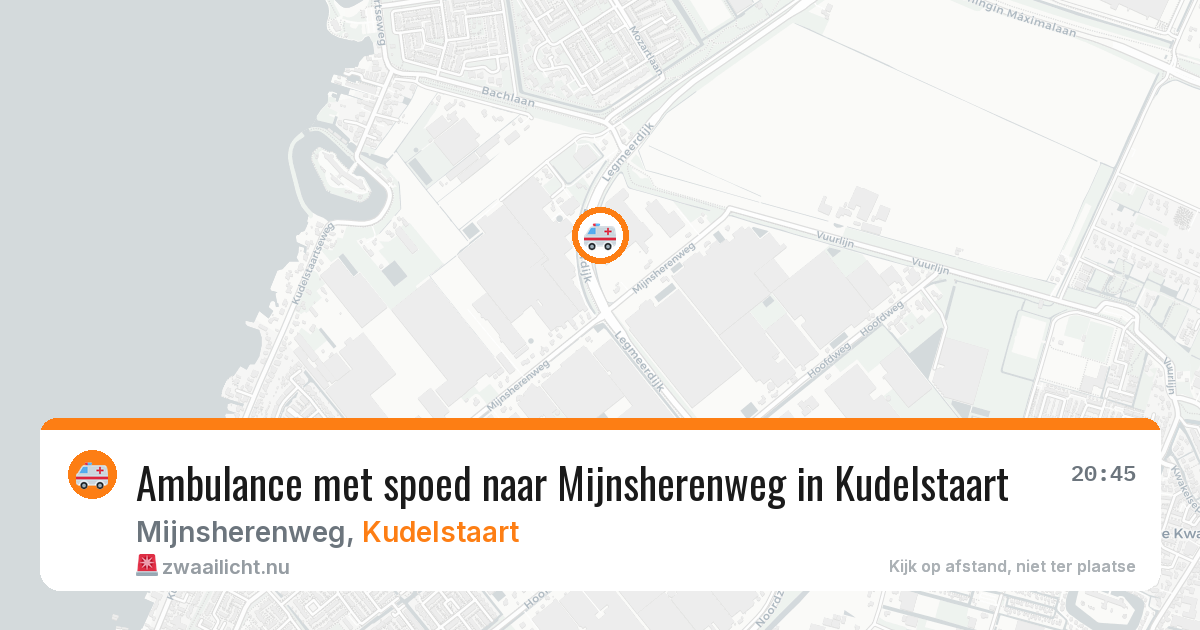 Ambulance met spoed naar Mijnsherenweg in Kudelstaart — 27 mrt 2026