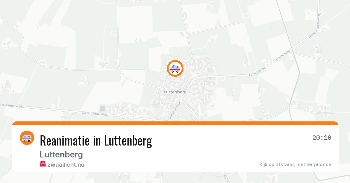 Reanimatie in Luttenberg — 4 jun 2026