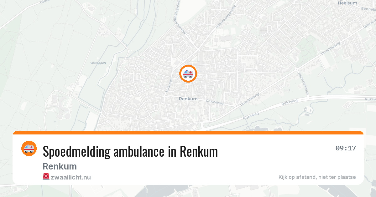 Spoedmelding ambulance in Renkum — 30 jan 2026