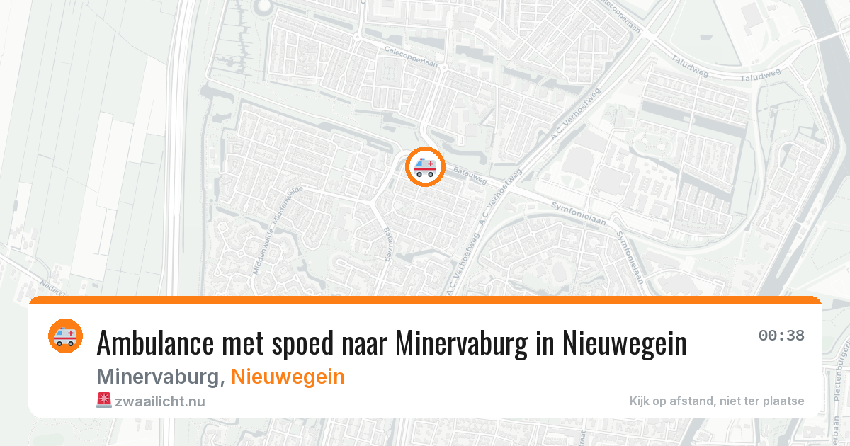 Ambulance met spoed naar Minervaburg in Nieuwegein — 27 apr 2026