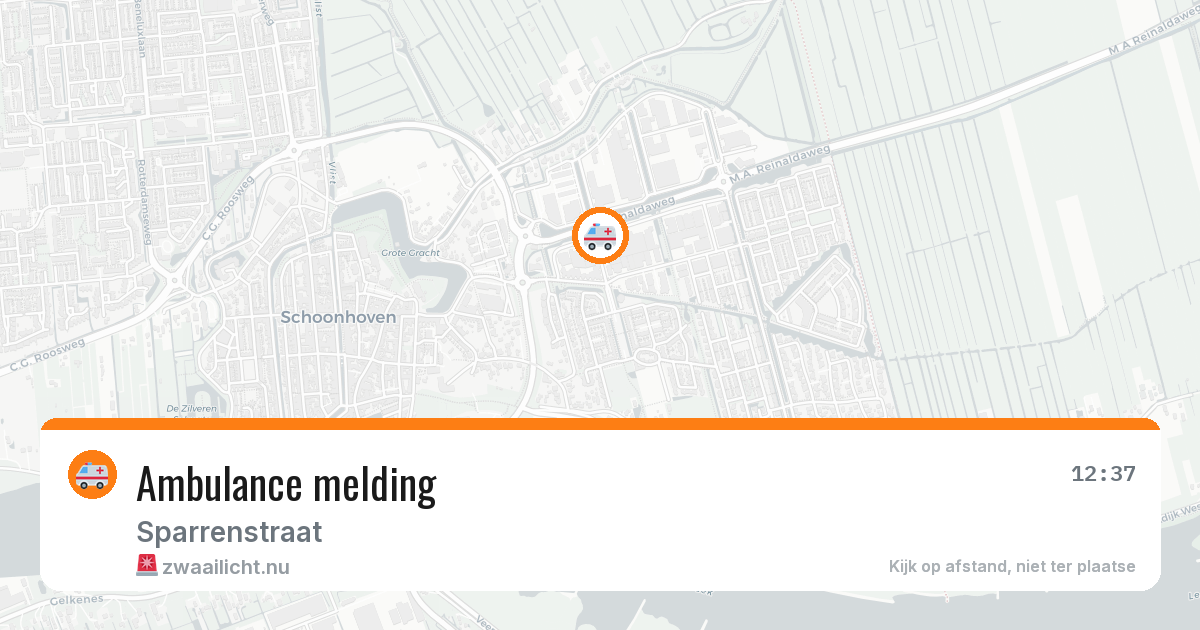 Ambulance melding — 9 jul 2026
