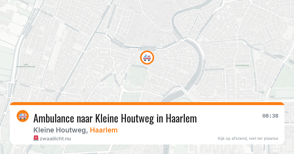 Ambulance naar Kleine Houtweg in Haarlem — 11 jul 2026