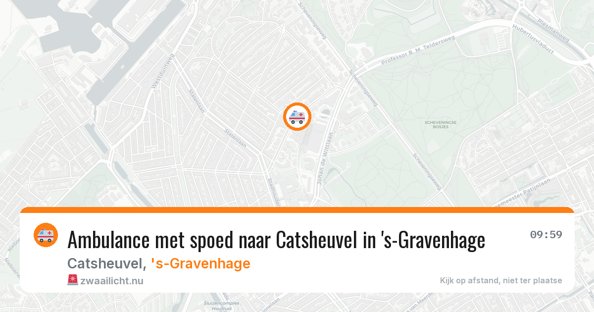 Ambulance met spoed naar Catsheuvel in 's-Gravenhage — 4 apr 2026