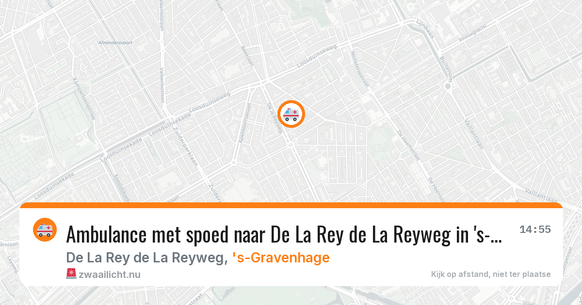 Ambulance met spoed naar De La Rey de La Reyweg in 's-Gravenhage — 4 feb 2026