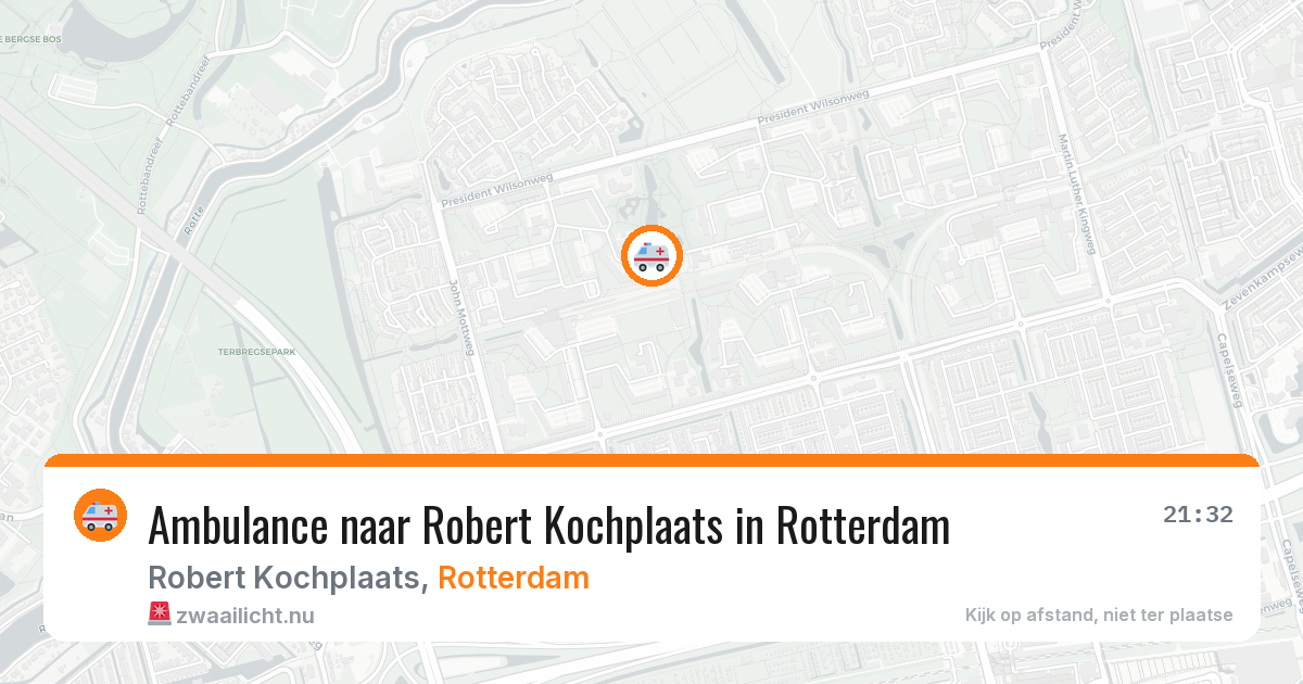 Ambulance naar Robert Kochplaats in Rotterdam — 1 jun 2026