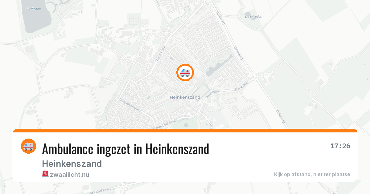 Ambulance ingezet in Heinkenszand — 3 jun 2026