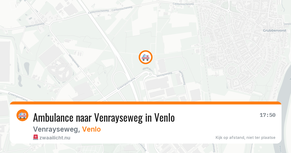 Ambulance naar Venrayseweg in Venlo — 24 jul 2026