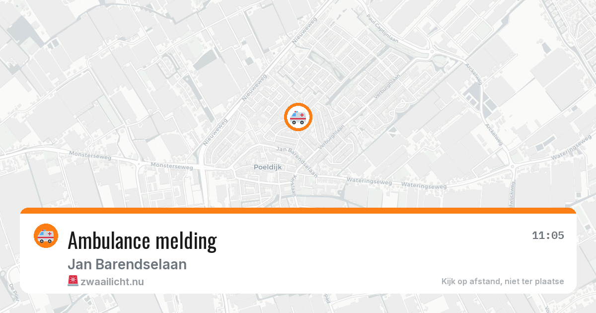 Ambulance melding — 26 mrt 2026