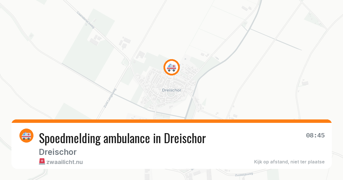 Spoedmelding ambulance in Dreischor — 4 jun 2026