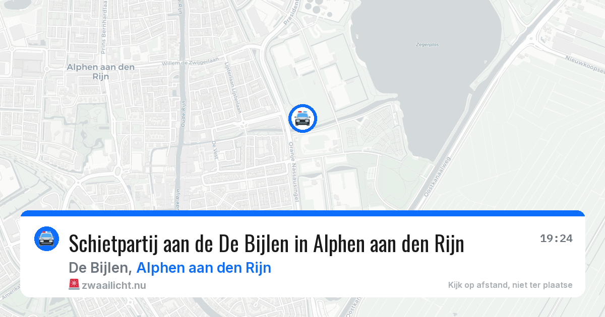 Schietpartij aan de De Bijlen in Alphen aan den Rijn — 4 jun 2026