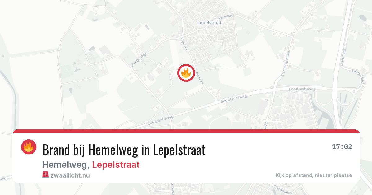 Brand bij Hemelweg in Lepelstraat — 1 apr 2026