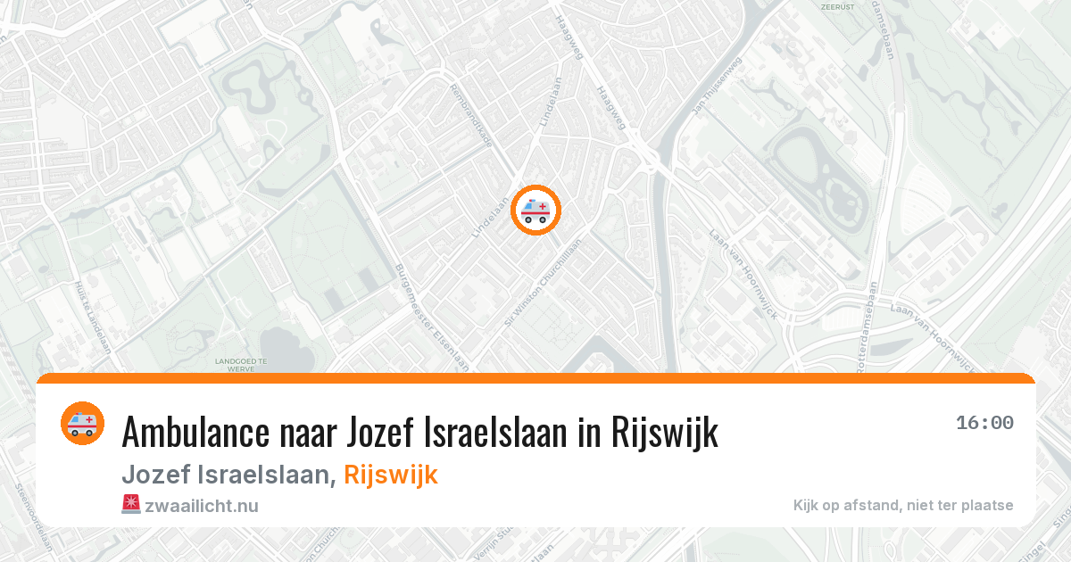 Ambulance naar Jozef Israelslaan in Rijswijk — 5 jun 2026