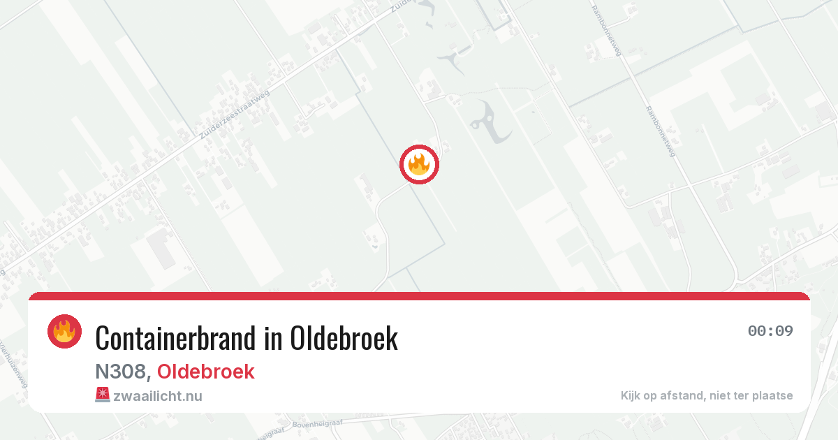 Containerbrand in Oldebroek — 31 mei 2026