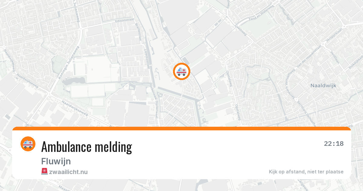 Ambulance melding — 11 mei 2026