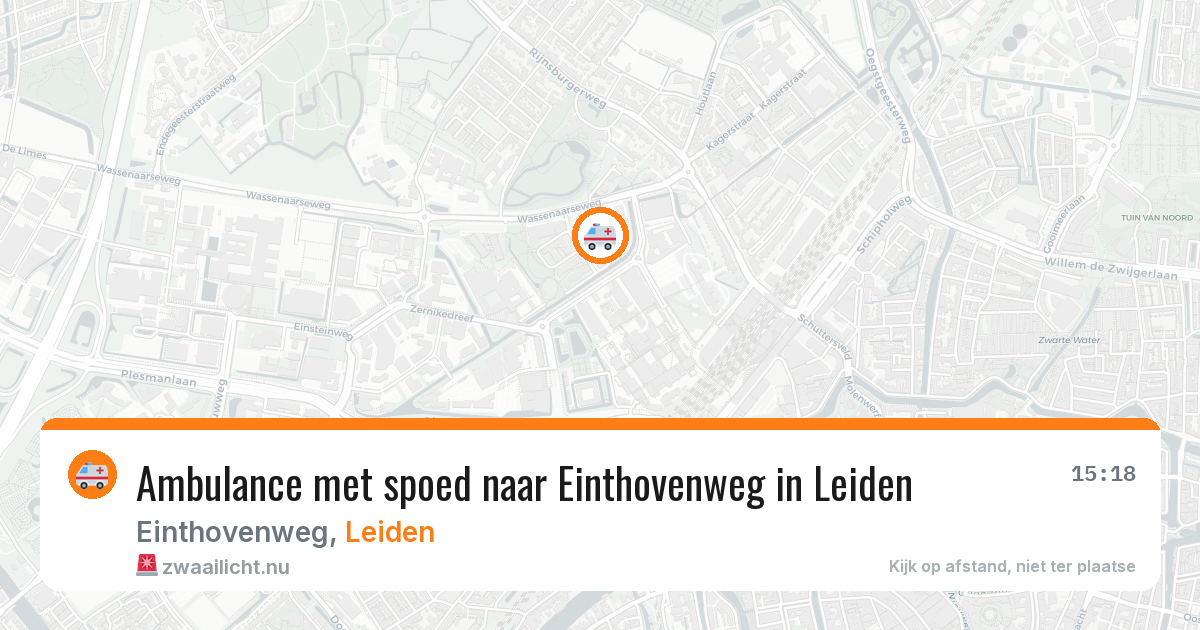 Ambulance met spoed naar Einthovenweg in Leiden — 10 feb 2026