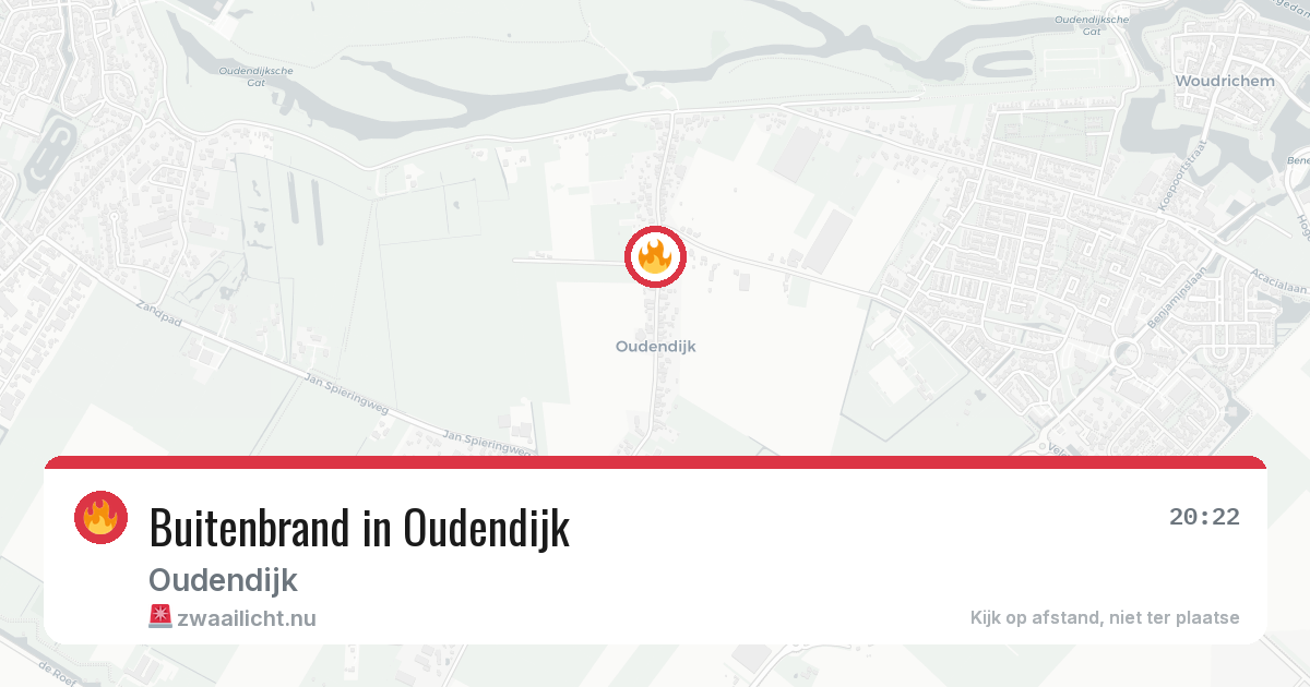 Buitenbrand in Oudendijk — 4 apr 2026