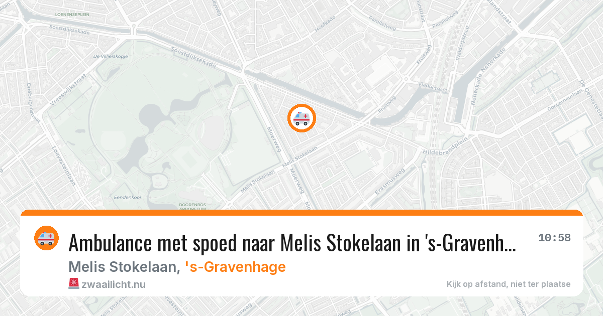 Ambulance met spoed naar Melis Stokelaan in 's-Gravenhage — 15 jul 2026