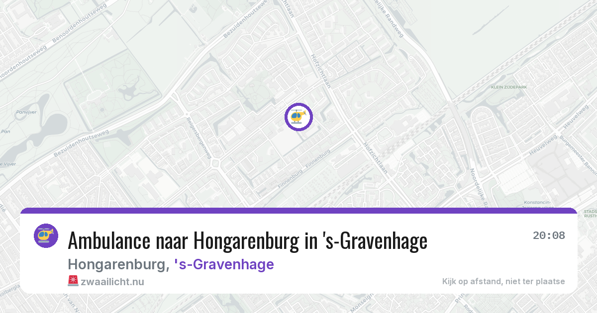 Ambulance naar Hongarenburg in 's-Gravenhage — 5 jun 2026