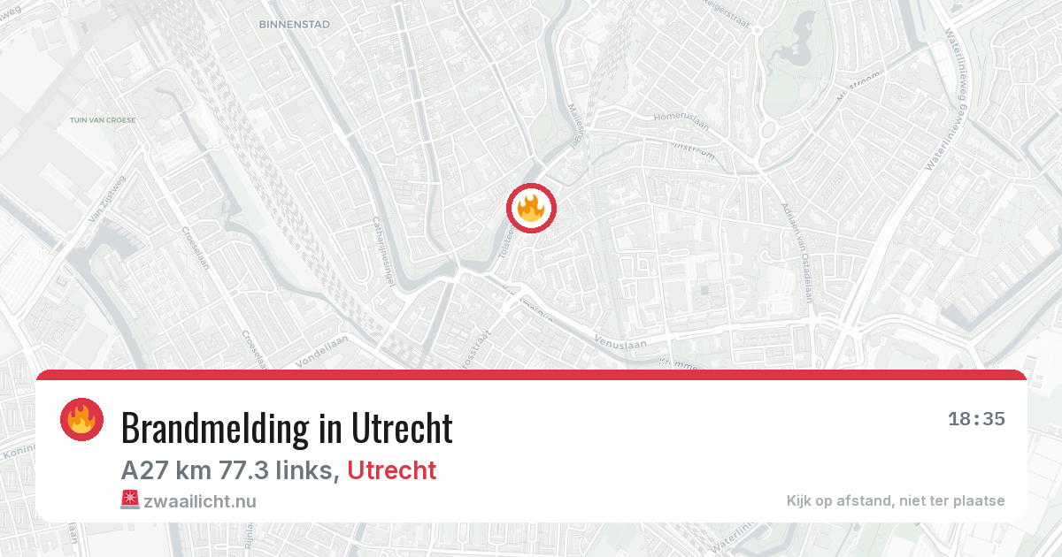 Brandmelding in Utrecht — 5 jun 2026