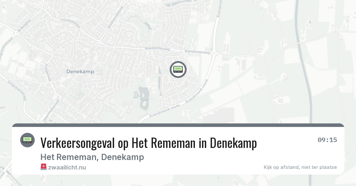 Verkeersongeval op Het Rememan in Denekamp — 20 mei 2026