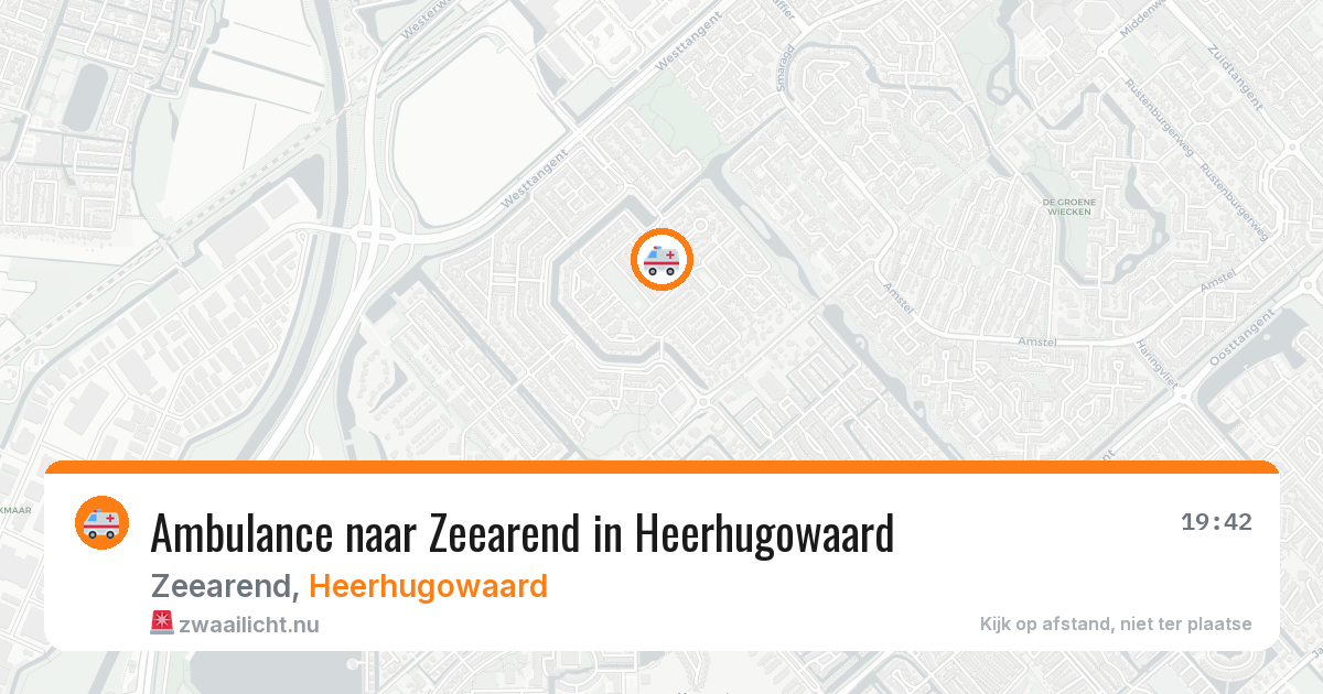 Ambulance naar Zeearend in Heerhugowaard — 27 jun 2026