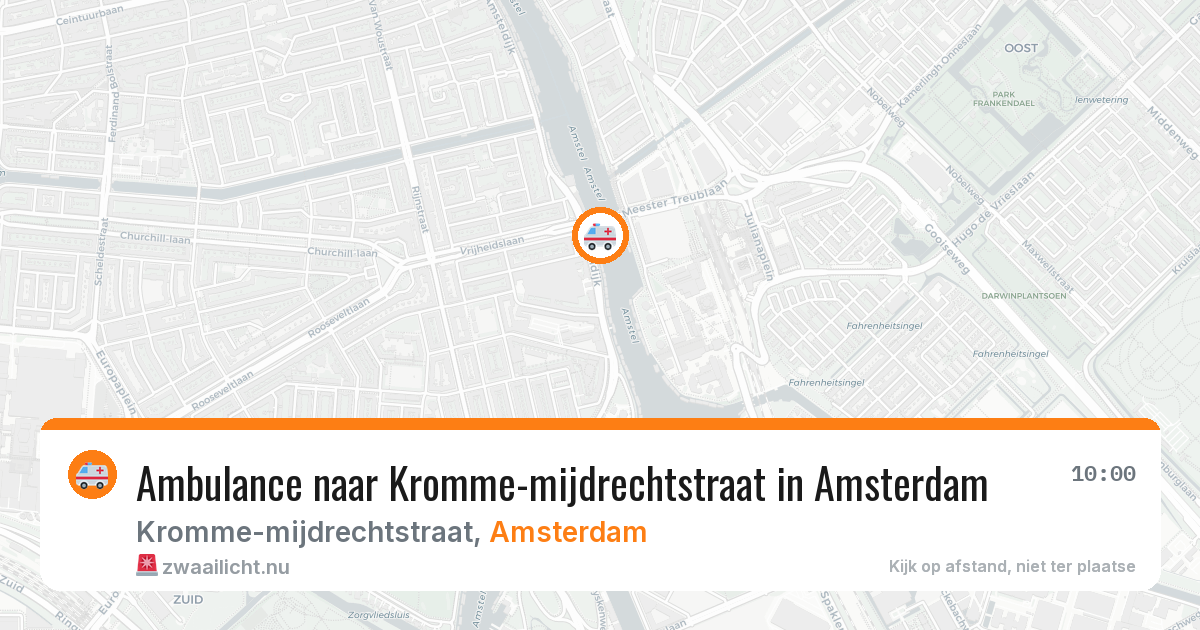 Ambulance naar Kromme-mijdrechtstraat in Amsterdam — 25 jan 2026