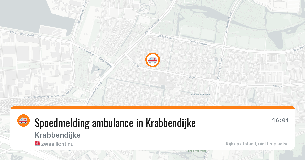 Spoedmelding ambulance in Krabbendijke — 22 jan 2026