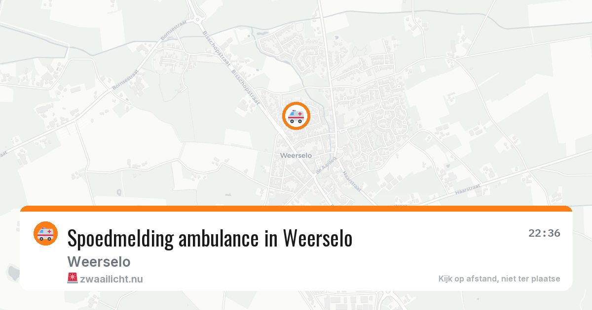 Spoedmelding ambulance in Weerselo — 24 mei 2026