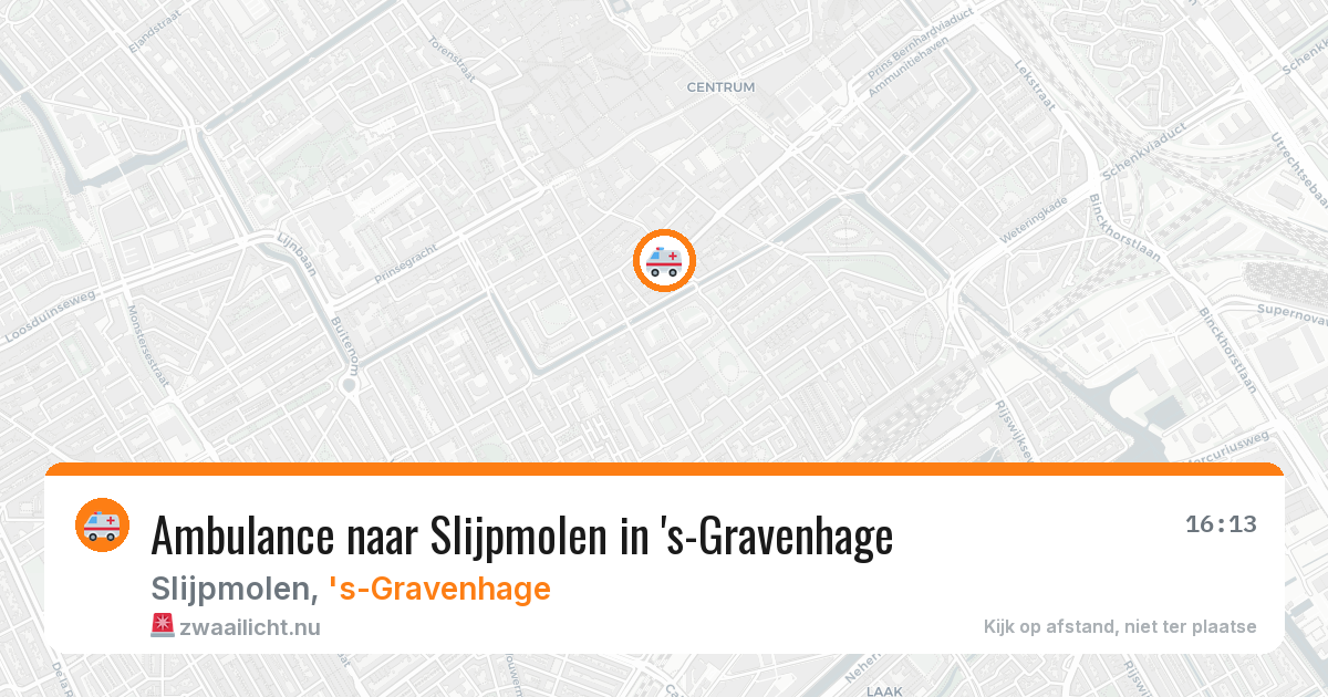 Ambulance naar Slijpmolen in 's-Gravenhage — 6 jun 2026